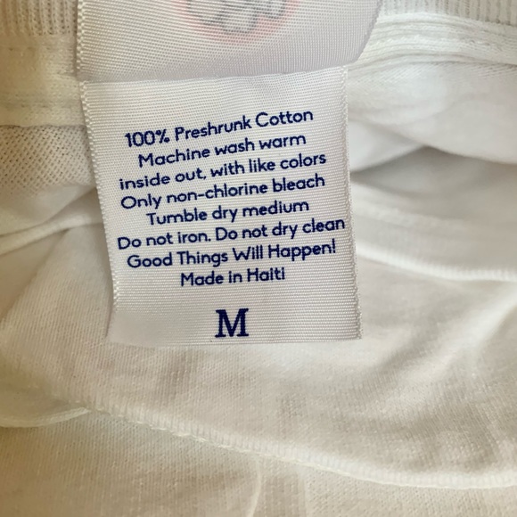 Sweet As A Peach Cute White T-Shirt  ~ Sizes Medium, Large and XL Available - Picture 4 of 5